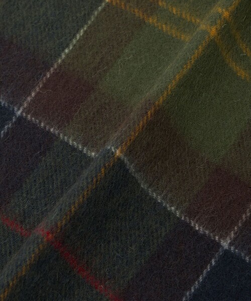 Barbour(バブアー)の「【国内EXCLUSIVE】<Barbour>タータンチェック マフラー(マフラー・レディース・ベージュ/レッド/オリーブ・FREE)」の15枚目の写真