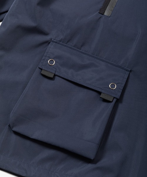 rehacer(レアセル)の「rehacer : W zip 2layer Mt.Jacket / ダブルジップ 2レイヤー マウンテン ジャケット(マウンテンパーカー・レディース・ネイビー/オレンジ・SMALL)」の11枚目の写真