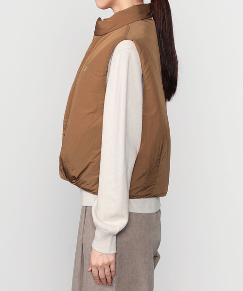 最終価格 ジムフレックス ショート中綿ベスト Gymphlex | ナイロンタフタ ショート中綿ベスト WOMEN（その他アウター