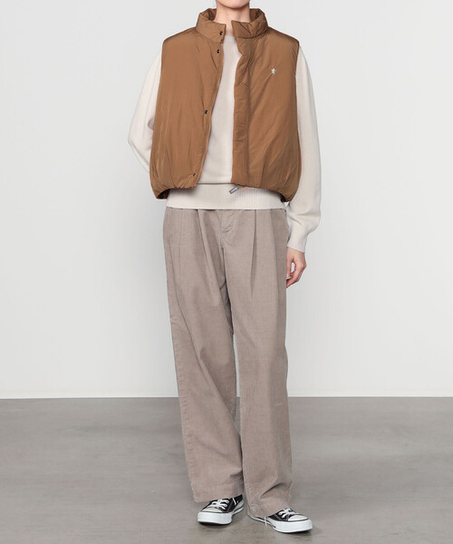 Gymphlex | ナイロンタフタ ショート中綿ベスト WOMEN（その他アウター