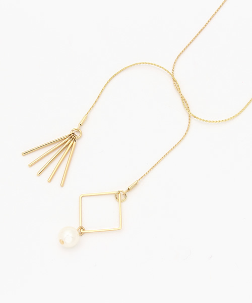 GLOBAL WORK（グローバルワーク）の「アソートロングネックレス2/710549（ネックレス・レディース・ホワイト/ライトイエロー/ゴールド/その他4・FREE）」の5枚目の写真