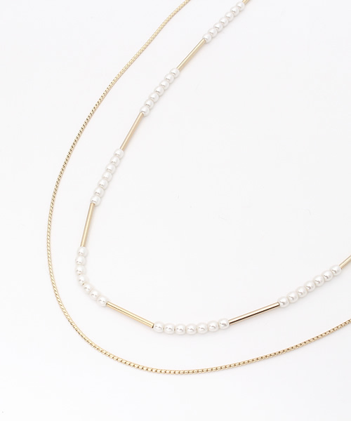 GLOBAL WORK（グローバルワーク）の「アソートロングネックレス2/710549（ネックレス・レディース・ホワイト/ライトイエロー/ゴールド/その他4・FREE）」の8枚目の写真