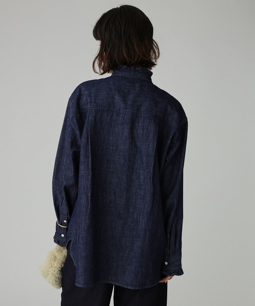 セール】デニムフリルシャツ（シャツ/ブラウス）｜BABYLONE（バビロン