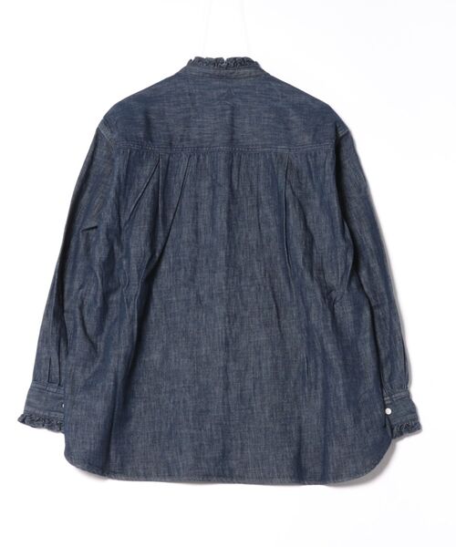 BABYLONE（バビロン）の「デニムフリルシャツ（シャツ/ブラウス）」 - WEAR