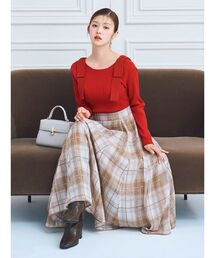 CELFORD（セルフォード）の「シアーチェックスカート（スカート）」 - WEAR