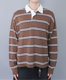 SPINNS | マルチボーターラガーニット/薄手/襟付き/チクチクしない/細ボーター(ニット/セーター)