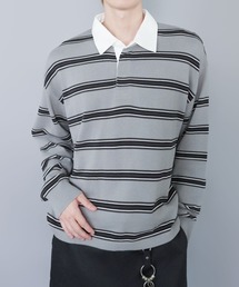 SPINNS | マルチボーターラガーニット/薄手/襟付き/チクチクしない/細ボーター(ニット/セーター)