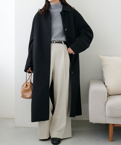 セール】中空糸ステンカラーコート（ステンカラーコート）｜DISCOAT