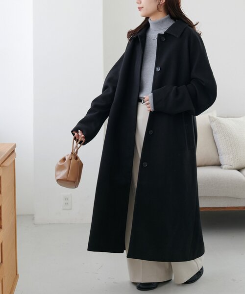 セール】中空糸ステンカラーコート（ステンカラーコート）｜DISCOAT