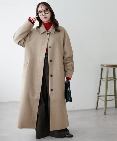 中空糸ステンカラーコート（ステンカラーコート）｜DISCOAT（ディス