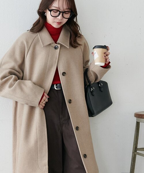 セール】中空糸ステンカラーコート（ステンカラーコート）｜DISCOAT