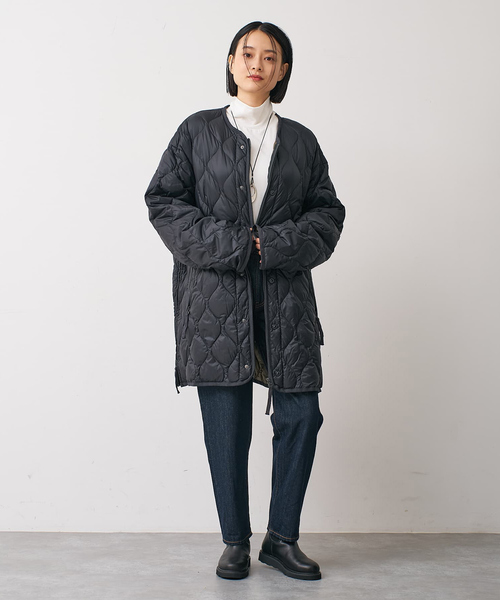 TAION(タイオン)の「【WEB限定】【TAION】ミリタリー M65 ライナーWジップ ダウンジャケット(ダウンジャケット/コート・レディース・モスグリーン/ブラック・X-SMALL)」の10枚目の写真