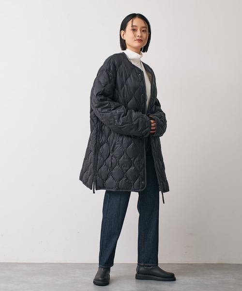 TAION(タイオン)の「【WEB限定】【TAION】ミリタリー M65 ライナーWジップ ダウンジャケット(ダウンジャケット/コート・レディース・モスグリーン/ブラック・X-SMALL)」の12枚目の写真