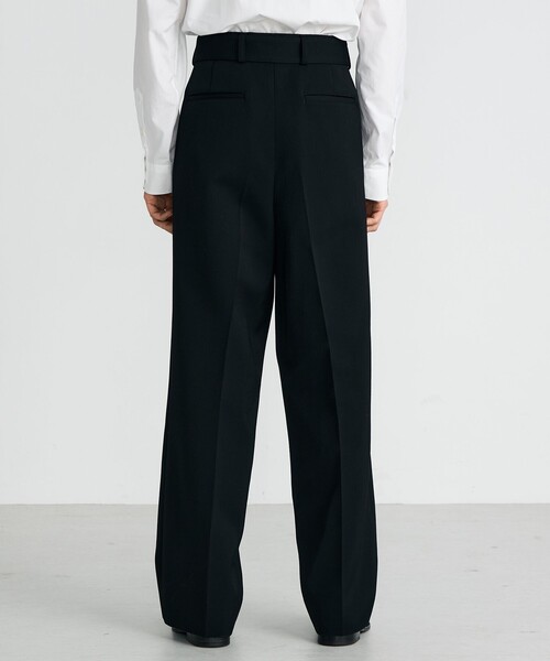 EDITION（エディション）の「ウールビンテージサテン ベルトパンツ（その他パンツ・メンズ・ブラック・M/S）」の5枚目の写真