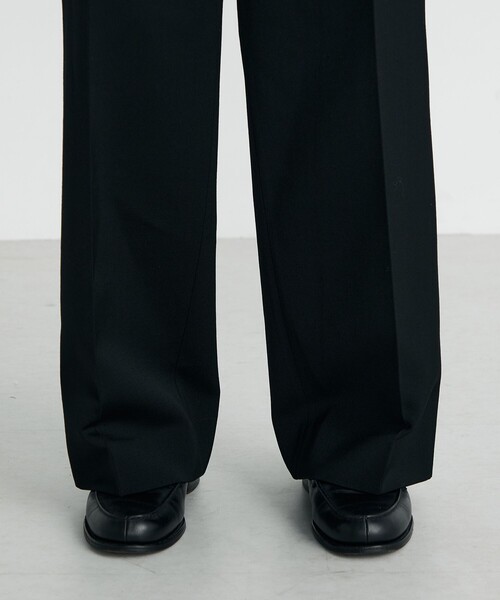 EDITION（エディション）の「ウールビンテージサテン ベルトパンツ（その他パンツ・メンズ・ブラック・M/S）」の9枚目の写真