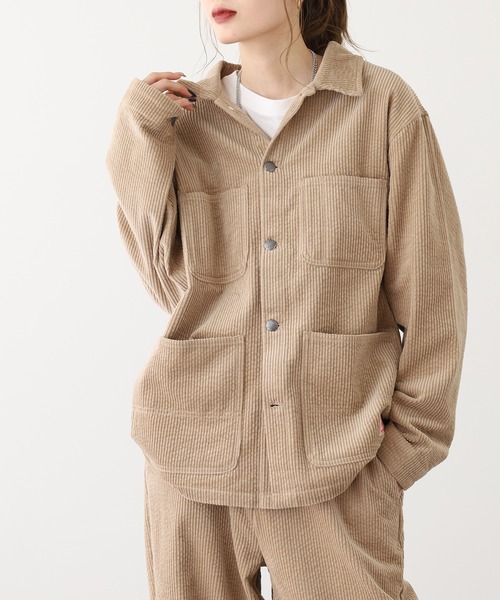 BIG MIKE コーデュロイ カバーオールジャケット セットアップ可能