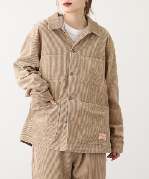 BIG MIKE コーデュロイ カバーオールジャケット セットアップ可能