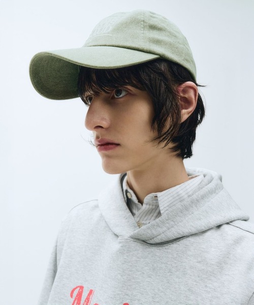 MARITHE + FRANCOIS GIRBAUD（マリテフランソワジルボー）の「CLASSIC LOGO CAP（キャップ・レディース・Black/Beige/グレー/Navy/カーキ/ライトベージュ/ライトブルー・フリー）」の8枚目の写真
