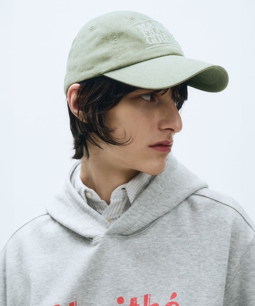 MARITHE + FRANCOIS GIRBAUD（マリテフランソワジルボー）の「CLASSIC LOGO CAP（キャップ・レディース・Black/Beige/グレー/Navy/カーキ/ライトベージュ/ライトブルー・フリー）」の9枚目の写真