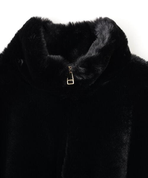 DANKE SCHON(ダンケシェーン)の「DankeSchon/ダンケシェーン/ECO FUR STAND BLOUSON BLACK(その他アウター・メンズ・ブラック・L/M)」の3枚目の写真