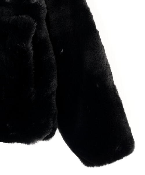 DANKE SCHON(ダンケシェーン)の「DankeSchon/ダンケシェーン/ECO FUR STAND BLOUSON BLACK(その他アウター・メンズ・ブラック・L/M)」の5枚目の写真