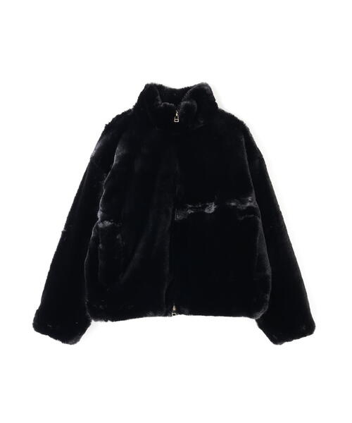 DankeSchon/ダンケシェーン/ECO FUR STAND BLOUSON BLACK（その他
