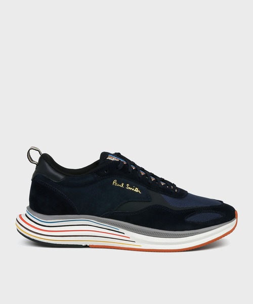 Paul Smith(ポールスミス)の「ミックスアップ スニーカー【250825 KOTO】(スニーカー・メンズ・グレイッシュベージュ/ネイビー・SMALL/MEDIUM/LARGE/X-LARGE/XX-LARGE)」の2枚目の写真