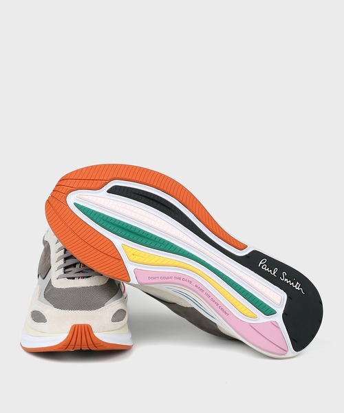 Paul Smith(ポールスミス)の「ミックスアップ スニーカー【250825 KOTO】(スニーカー・メンズ・グレイッシュベージュ/ネイビー・SMALL/MEDIUM/LARGE/X-LARGE/XX-LARGE)」の4枚目の写真