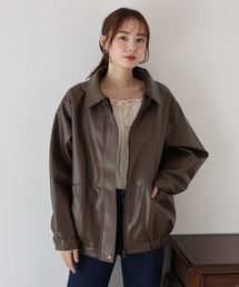 フェイクレザージャケット