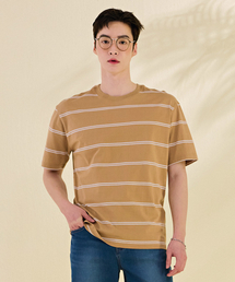 共用ストライプ半袖Tシャツ-DBZU5805C0X