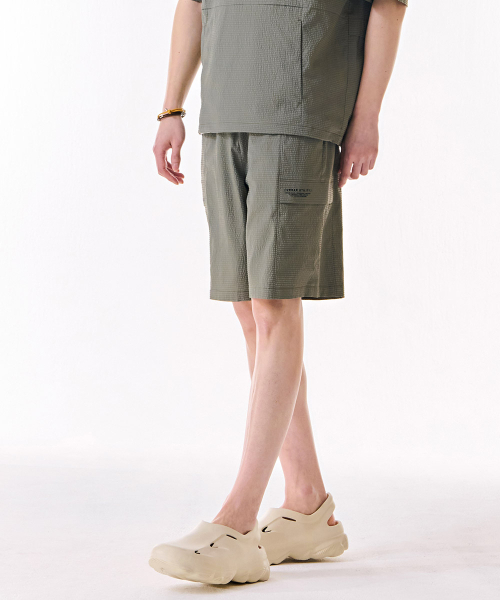CHASECULT(チェイスカルト)の「男性シアサッカーショートパンツ-DCRK2525E0V(その他パンツ・メンズ・カーキ・70/92/76)」の3枚目の写真