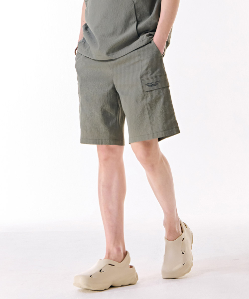 CHASECULT(チェイスカルト)の「男性シアサッカーショートパンツ-DCRK2525E0V(その他パンツ・メンズ・カーキ・70/92/76)」の5枚目の写真
