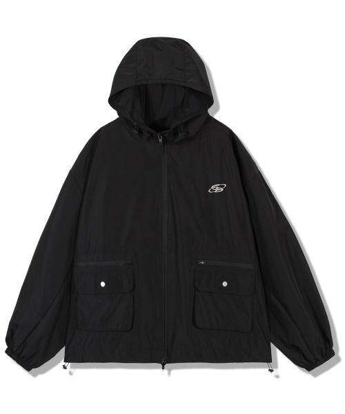 GUBIN（グビン）の「オーバーサイズピンタックウィンドブレーカー（ナイロンジャケット・レディース・その他・SMALL/MEDIUM/LARGE）」の2枚目の写真