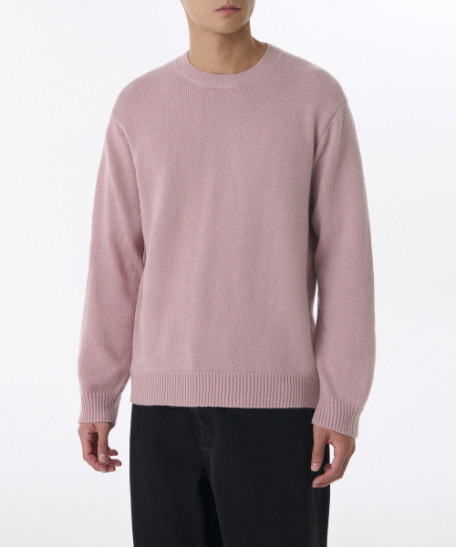 Essencial Clean Crewneck Knit [дизайн «пинк»]