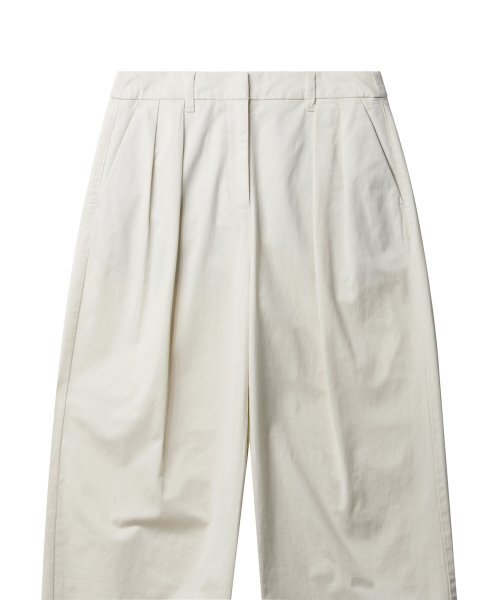 MUSINSA STANDARD WOMAN（ムシンサスタンダードウーマン）の「ウィメンズリバースツーピンタックワイドチノパンツ[クリーム]（その他パンツ・レディース・その他・24/25/26/27/28/29/30）」の10枚目の写真