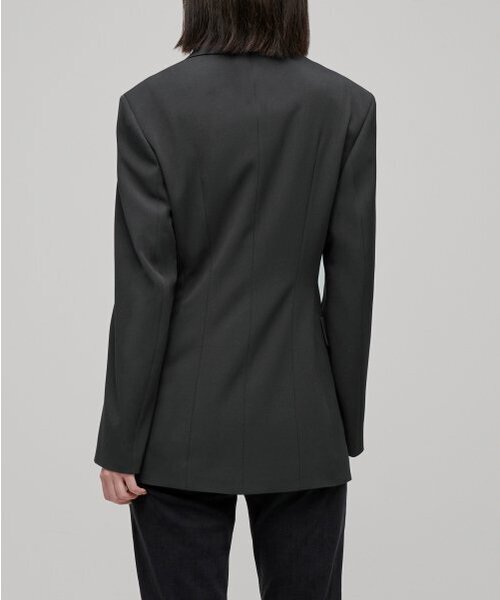 ウィメンズアワーグラスブレザー[ガンメタル]（テーラードジャケット