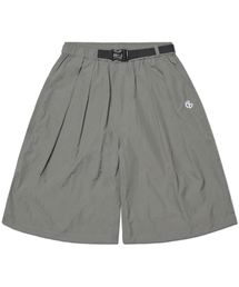 SHADE BELTED SHORTS - CHARCOAL