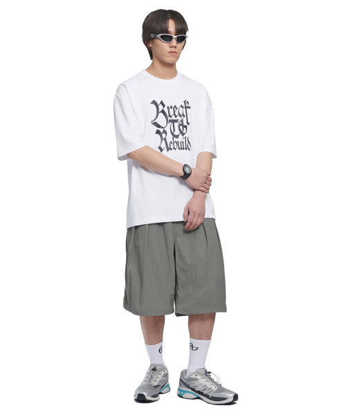 NOMANUAL(NOMANUAL)の「SHADE BELTED SHORTS - CHARCOAL(その他パンツ・レディース・その他・SMALL/MEDIUM/LARGE)」の3枚目の写真