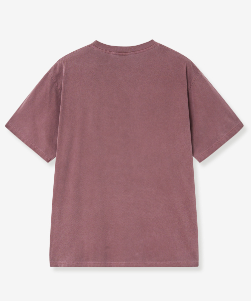 VTWO(ブイツー)の「チャーリーブラウンピグメントTシャツ(バーガンディ)(Tシャツ/カットソー・メンズ・その他・SMALL/MEDIUM/LARGE)」の3枚目の写真