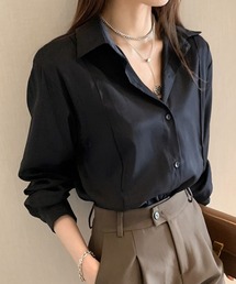 ルーズシルエットシャツブラウス
