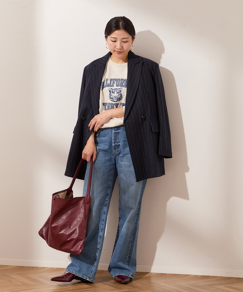 journal standard L'essage(ジャーナルスタンダードレサージュ)の「《追加2》【MIXTA/ミクスタ】CALIFORNIA TABBY CAT CREW SWEATSHI:スウェット(スウェット・レディース・ライトグレー/ブラック・MEDIUM)」の15枚目の写真