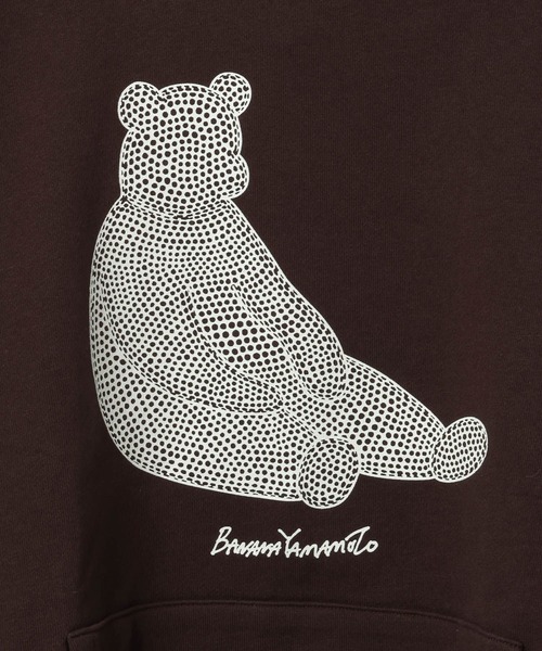AMERICAN RAG CIE(アメリカンラグシー)の「【AMERICAN RAG CIE×BANANA YAMAMOTO】BEARスウェットフーディー(ユニセックス)(パーカー・メンズ・ライトグレー/ブラウン・LARGE/MEDIUM)」の12枚目の写真