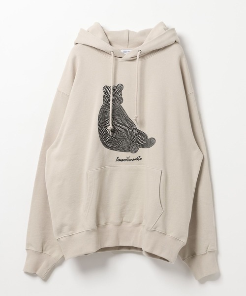AMERICAN RAG CIE(アメリカンラグシー)の「【AMERICAN RAG CIE×BANANA YAMAMOTO】BEARスウェットフーディー(ユニセックス)(パーカー・メンズ・ライトグレー/ブラウン・LARGE/MEDIUM)」の21枚目の写真