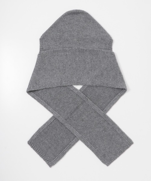 KBF（ケイビーエフ）の「フードマフラー（マフラー・レディース・アイボリー/グレー・ONE）」の17枚目の写真