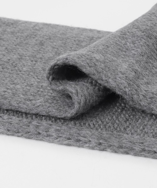 KBF（ケイビーエフ）の「フードマフラー（マフラー・レディース・アイボリー/グレー・ONE）」の19枚目の写真