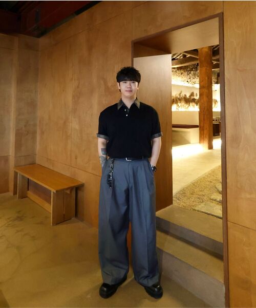 JUAN HOMME(ジュアンオム)の「ルーズドチェックハーフシャツ(ブラウン)(シャツ/ブラウス・レディース・その他・LARGE/MEDIUM)」の10枚目の写真