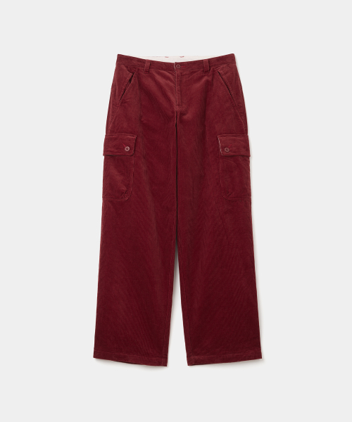 UNIFORM BRIDGE(ユニフォームブリッジ)の「M47 corduroy pants wide fit red(その他パンツ・メンズ・その他・MEDIUM/LARGE/X-LARGE)」の1枚目の写真