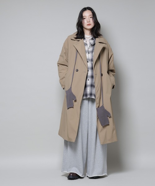 ETHERMALOFT(R)AEROGEL 中綿リバーシブルコート（チェスターコート