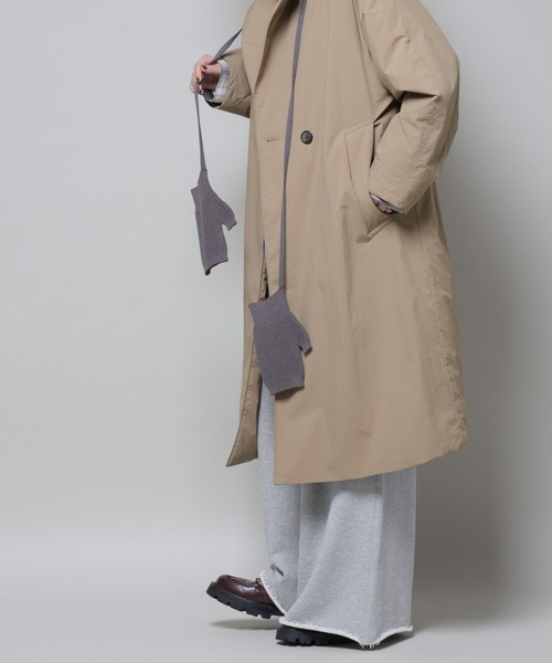 セール】ETHERMALOFT(R)AEROGEL 中綿リバーシブルコート（チェスター