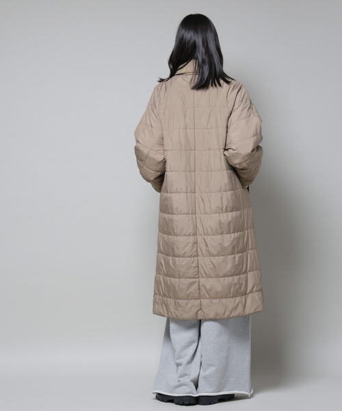 セール】ETHERMALOFT(R)AEROGEL 中綿リバーシブルコート（チェスター